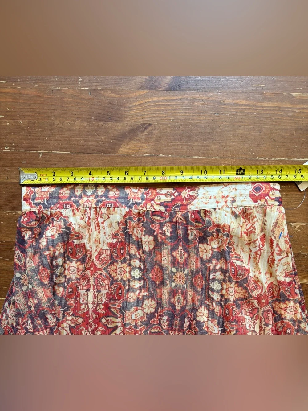 Anthropologie Akemi and Kin pleated Laurel Canyon midi skirt. Small. NWT - Picture 7 of 12